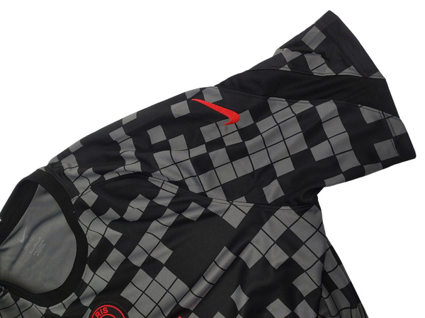 Dziecięca Koszulka PSG Nike Pre-Match Training 2021/22 DB7694-015 - S (128-137 cm) Czarna