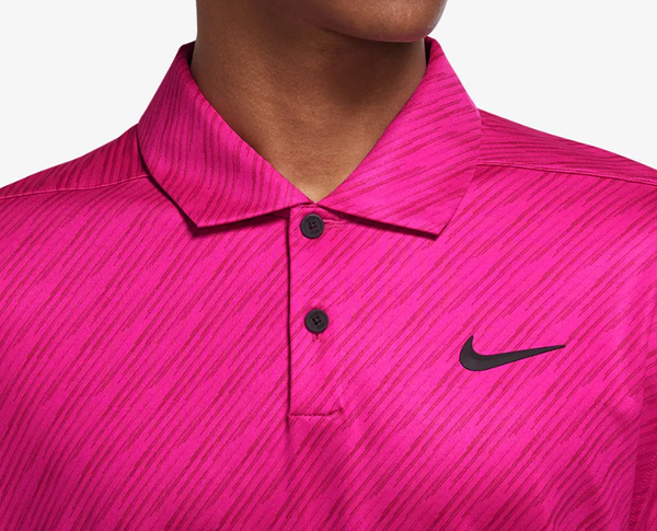 Różowa Koszulka Męska Polo Nike Vapor Micro Stripes DH0808642 M
