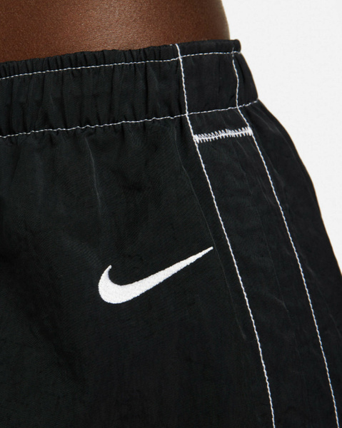 Czarna Spódnica Sportowa Nike Swoosh Wysoki Stan S DM6199-010