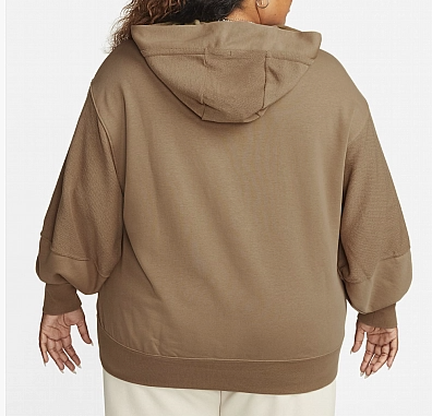 Brązowa Bluza Damska Nike DV5071258 1X z Kapturem