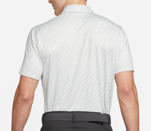 Szara Koszulka Męska Polo Nike Vapor Micro Stripes DH0808025 M