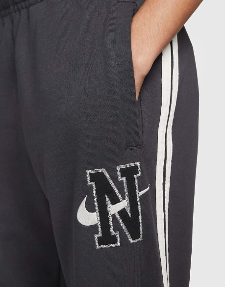 Ciemnoszare Joggery Męskie Nike Retro Fleece DX5682045 S