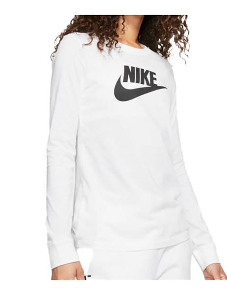 Damska Bluzka The Nike Tee Sportswear Icon Logo Longsleeve BV6171-100 S
