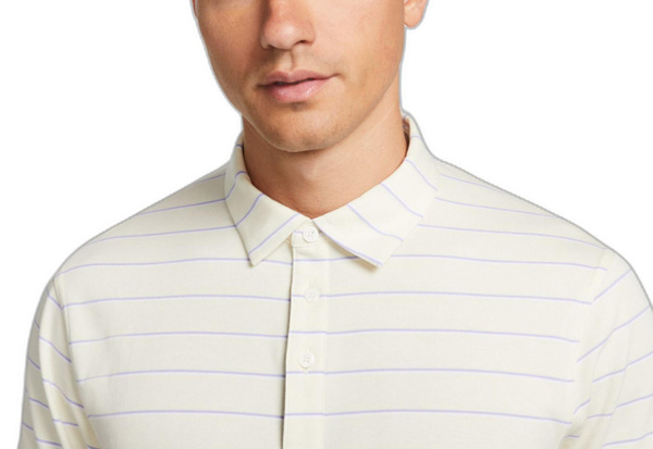 Żółta Koszulka Męska Polo Nike Dri-FIT Paski DH0891113 L