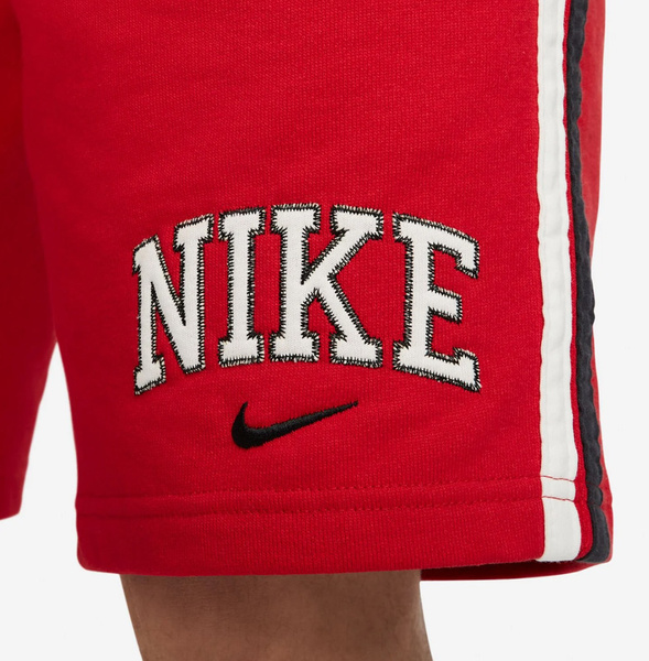 Czerwone Spodenki Nike Sportswear Retro Fleece S – DZ2555-657