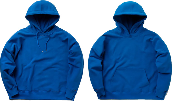 Calvin Klein Bluza Damska Dwustronna - Z Kapturem - Niebieska - Rozmiar XL - Nierozpinana - K10K108247C65