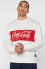 Biała Bluza Damska Tommy Jeans x Coca Cola XS Oversize