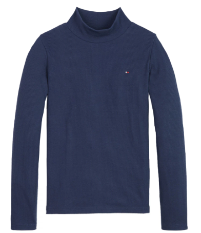 Bluzka Młodzieżowa Tommy Hilfiger Niebieska KG0KG06217 r. 176