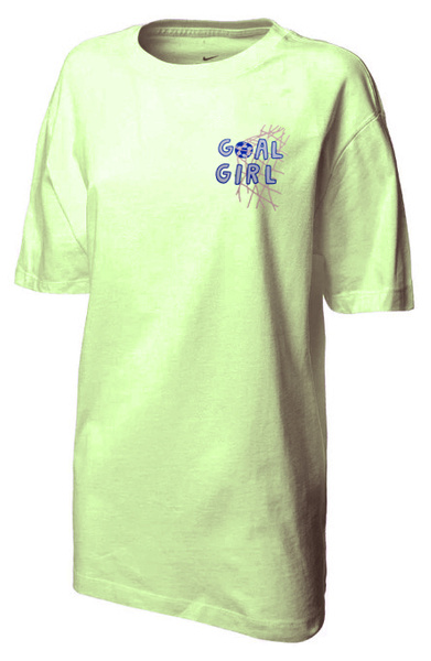 Zielony T-shirt Damski Nike Goal Girl Olive Aura DH7482-371 S