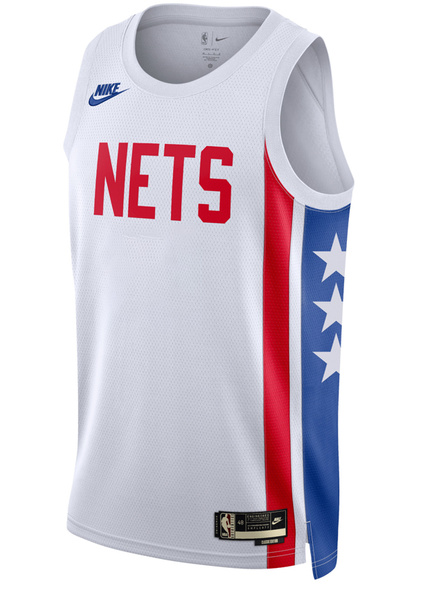 Biała Koszulka NBA Nets Classic Edition L Personalizowana DO9485100