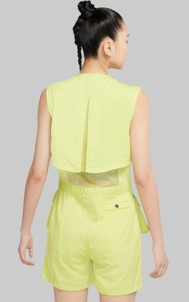 Nike Kombinezon Damski - Sportowy - Letni - Zielony - Rozmiar M - Jordan Heatwave - DC2124-352