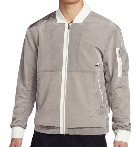 Szara Kurtka Nike DM6698-104 S Męska Bomber Essentials