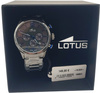 Zegarek Męski Lotus 18686/3 Czarna Tarcza Szara Stal