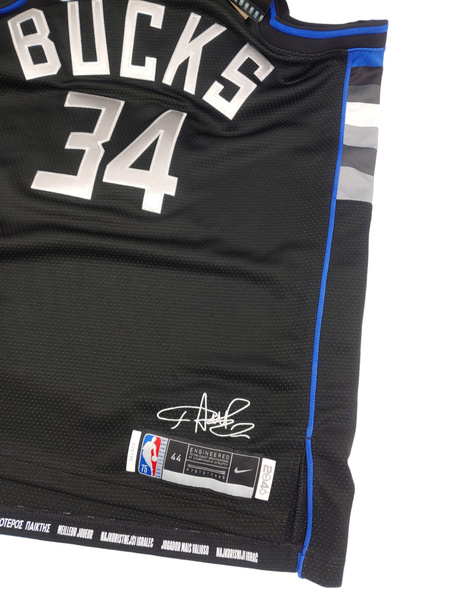 Czarna Koszulka NBA Bucks Antetokounmpo MVP Edition S