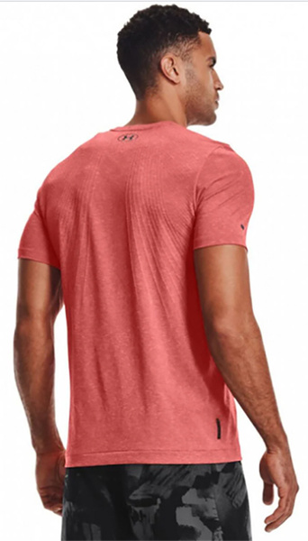 Czerwona Męska Koszulka Under Armour Fitted Rush Celliant 1361130690 L