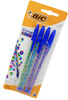 Długopisy BIC Cristal Collection 1 mm 4 szt. Niebieskie