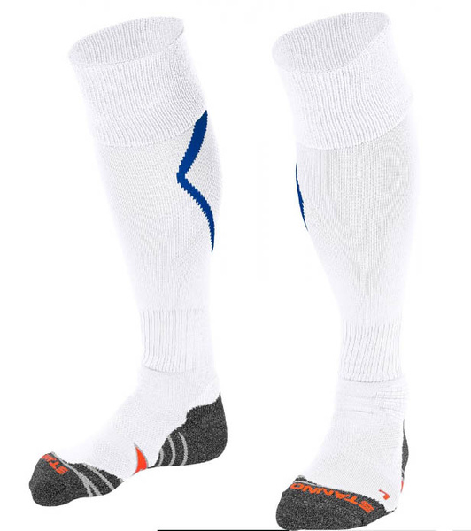 Białe z Niebieskim Getry Piłkarskie Stanno Forza 45-48