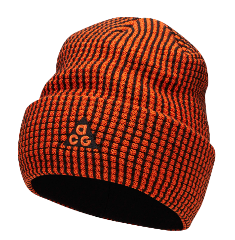 Czerwona Czapka Nike ACG DV3350010 w Czarne Paski dla Dzieci