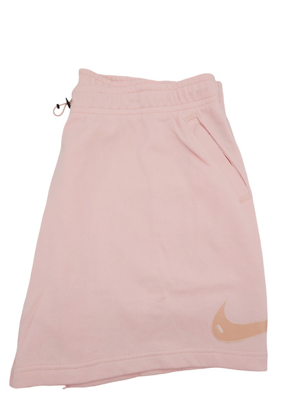 Różowe spodenki damskie Nike Swoosh DR5037-510 2X Plus Size