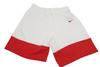 Nike Spodenki Męskie - Białe z Czerwonym - Team Engineered Dri-Fit - AV2127-109 - Rozmiar XL