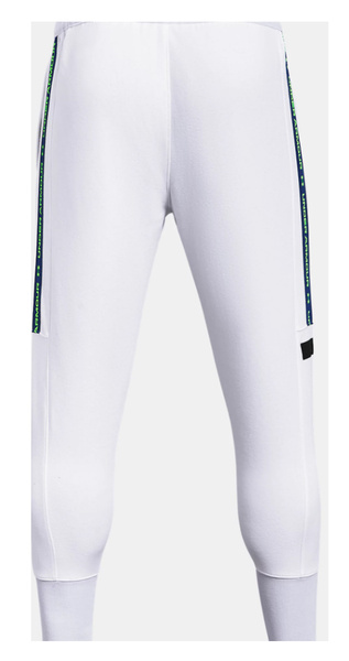 Białe Spodnie Joggersy Under Armour Accelerate ColdGear 1356770-100 L