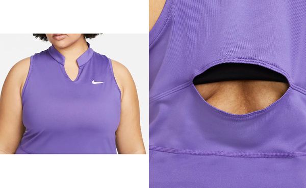 Fioletowa Sukienka Tenisowa Nike Dri-FIT Victory 1X DD8732-579