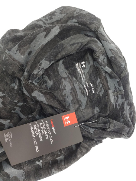 Czarna Koszulka Męska Under Armour 1361467001 L HeatGear Camo