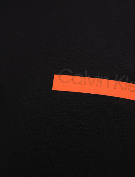 Czarna Męska Koszulka Calvin Klein Logo K10K109204-BEH XL