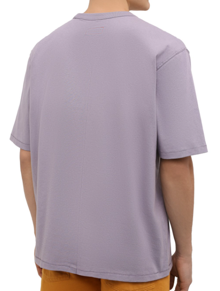 Fioletowa Męska Koszulka Calvin Klein Logo K10K109204-PDD L