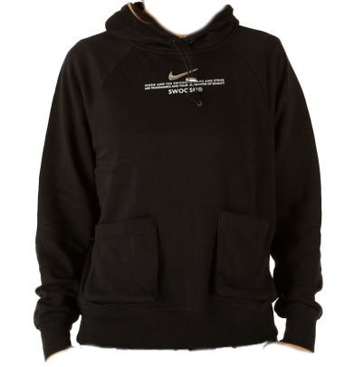 Czarna Bluza Damska Nike CZ8896-010 M Oversize Swoosh
