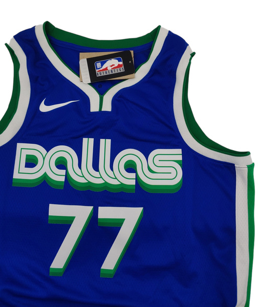 Niebieska Koszulka NBA Dallas Dončić City Edition S