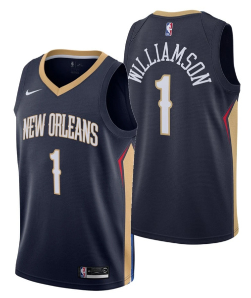 Czarna Koszulka NBA Pelicans Williamson Icon Edition XL - CW3674424