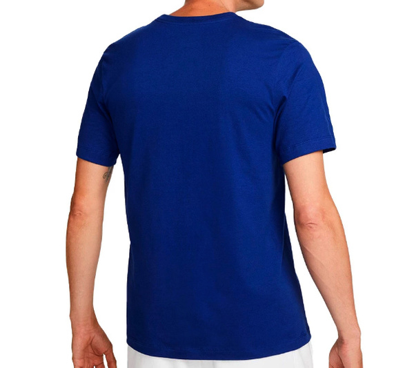 Nike Koszulka Męska Niebieska - Tee FC Barcelona Basket - T-shirt - DQ3958-455 - Rozmiar M