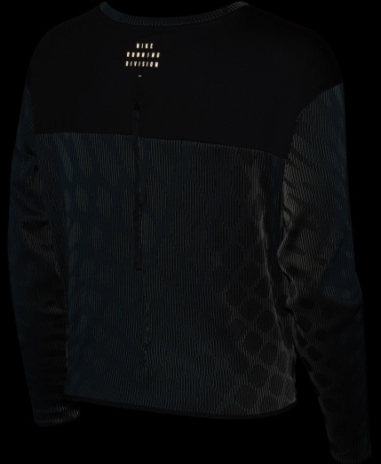 Nike Bluzka Damska Czarna - Do Biegania - Rozmiar S - Z Długim Rękawem - Holoknit - CU6168-010