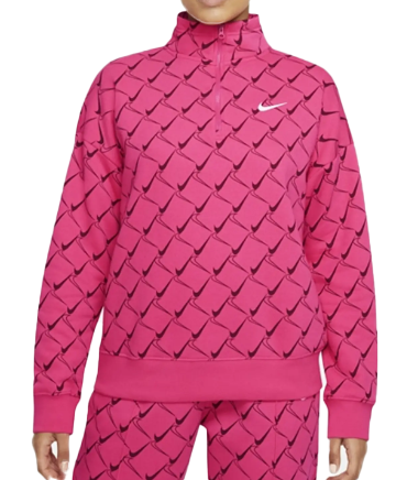 Różowa Bluza Damska Nike DQ4508612 XS Swoosh Fleece