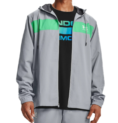 Szara Kurtka Męska Under Armour Windbreaker 1361621011 L