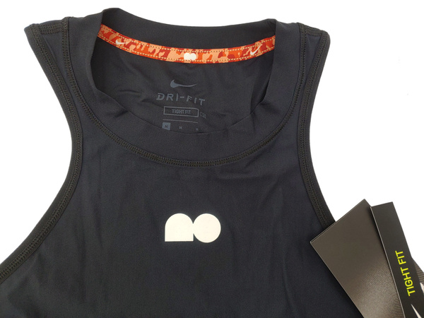 Nike Body Damskie Sportowe - Czarne - Rozmiar M - Naomi Osaka Drifit Mesh - DD9323010