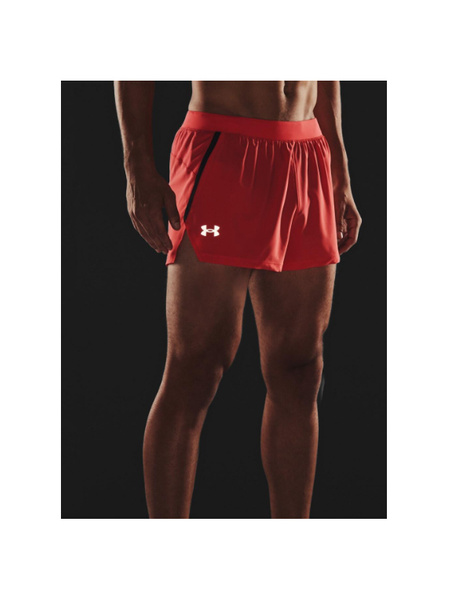 Pomarańczowe Męskie Spodenki Under Armour Fitted HeatGear 1361491690 L