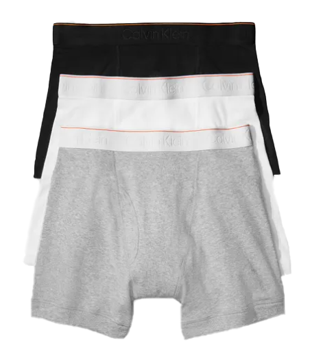 Bokserki Męskie Calvin Klein 3-Pak S Szary Biały Czarny