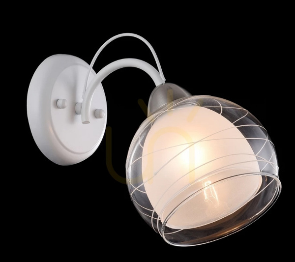 Kinkiet Maytoni Nikki Biały Podwójny Klosz MOD140WL-01W