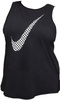 Czarna damska koszulka Nike Dri-FIT Icon Plus DM4087-010 1X