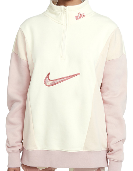 BLUZA  NIKE WMNS SPORTSWEAR 1/4 ZIP DM3835113 r. XS