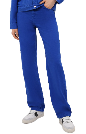 Niebieskie Jeansy Damskie Calvin Klein K20K203535C65 24/32 High Waist