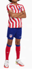 Czerwono-Biały Komplet Nike Atlético dla Dzieci 104-110 cm S - DM2192101