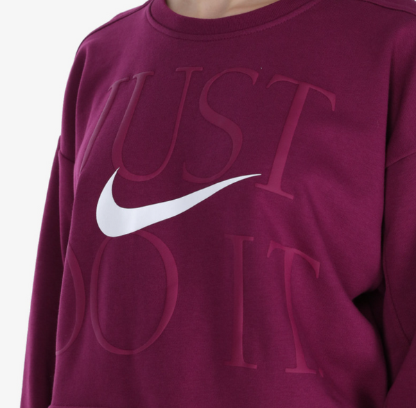 Fioletowa Bluza Damska Nike Get Fit DD6130-610 S Dri-FIT Oversize