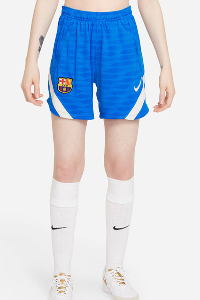 Niebieskie Spodenki Piłkarskie Damskie Nike DC0737-428 L FC Barcelona Strike