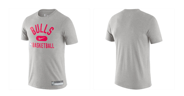 Nike NBA Bulls Koszulka Męska L Szara - DA5916063