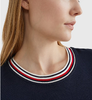 Tommy Hilfiger Sukienka - Granatowa - Pasek w Talii - Rozmiar 36 - WW0WW34207