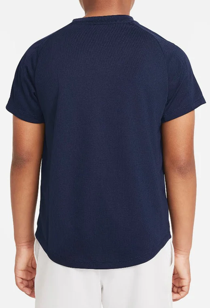 Granatowa Koszulka Nike CV7565-451 XL Junior Chłopięca