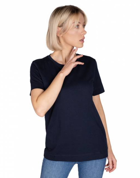 Koszulka Damska Tommy Hilfiger Granatowa S WW0WW25270403